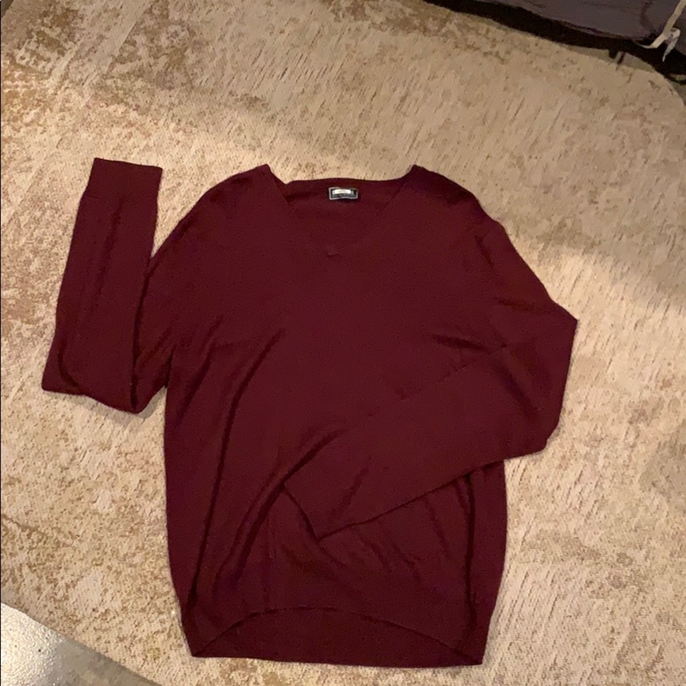 Express Men’s Maroon Sweater
